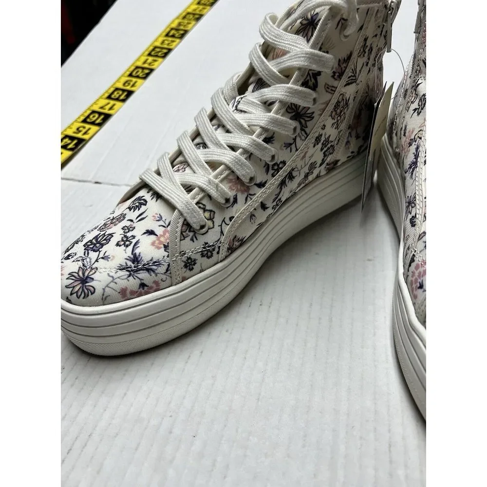 Universal Thread Sneakers Chunky Women's 9.5 Floral Memory Foam Pink Cassie NWOB